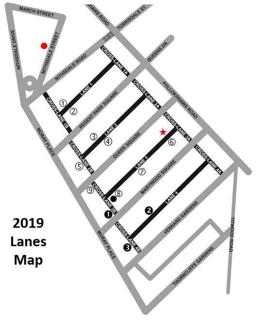 map of lanes