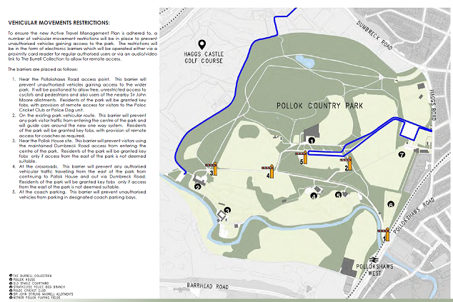 Pollok Park Map
