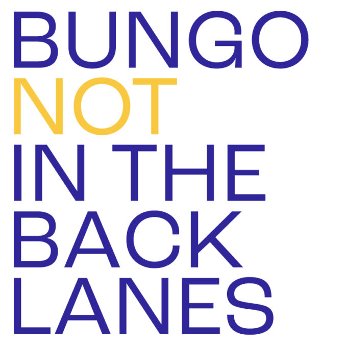 Bungo NOT in the Back Lanes