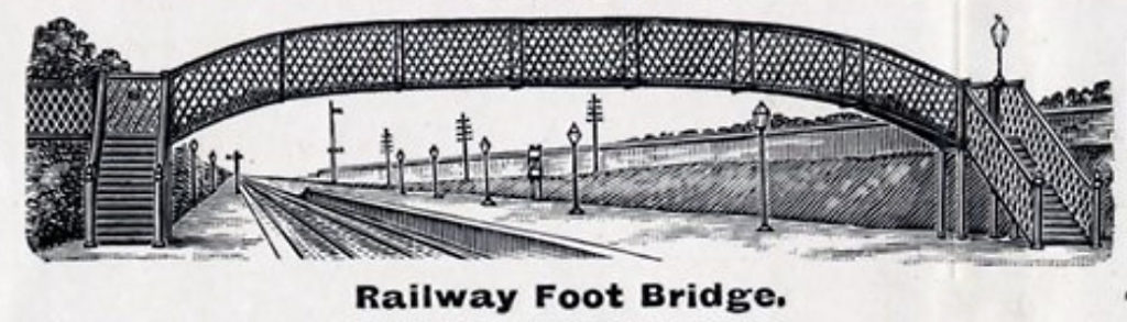 Enlargement of sketch of bridge from the advert